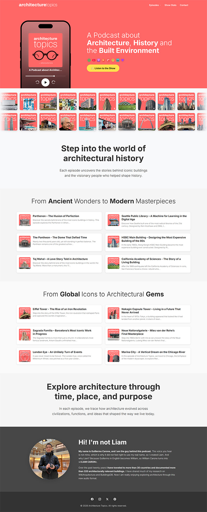 PodSite preview