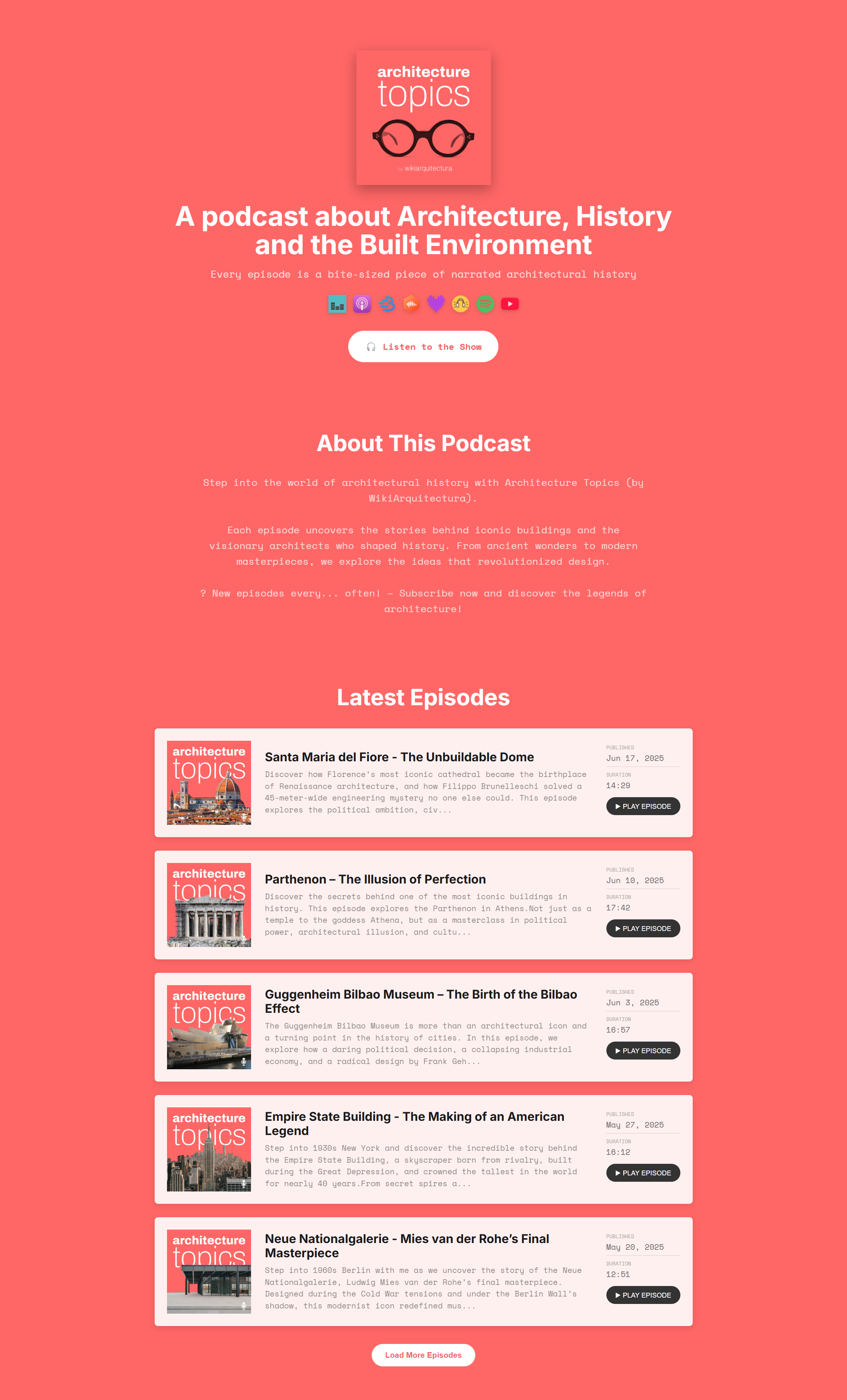 PodSites Browser Mockup