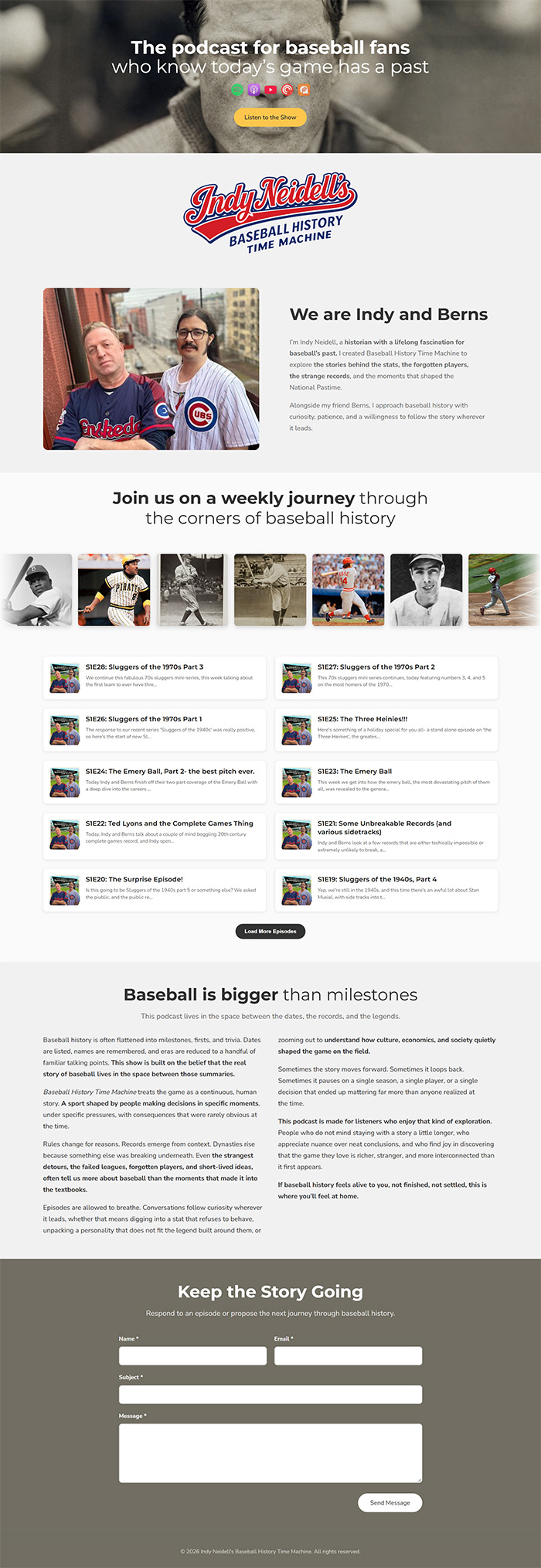 PodSite preview