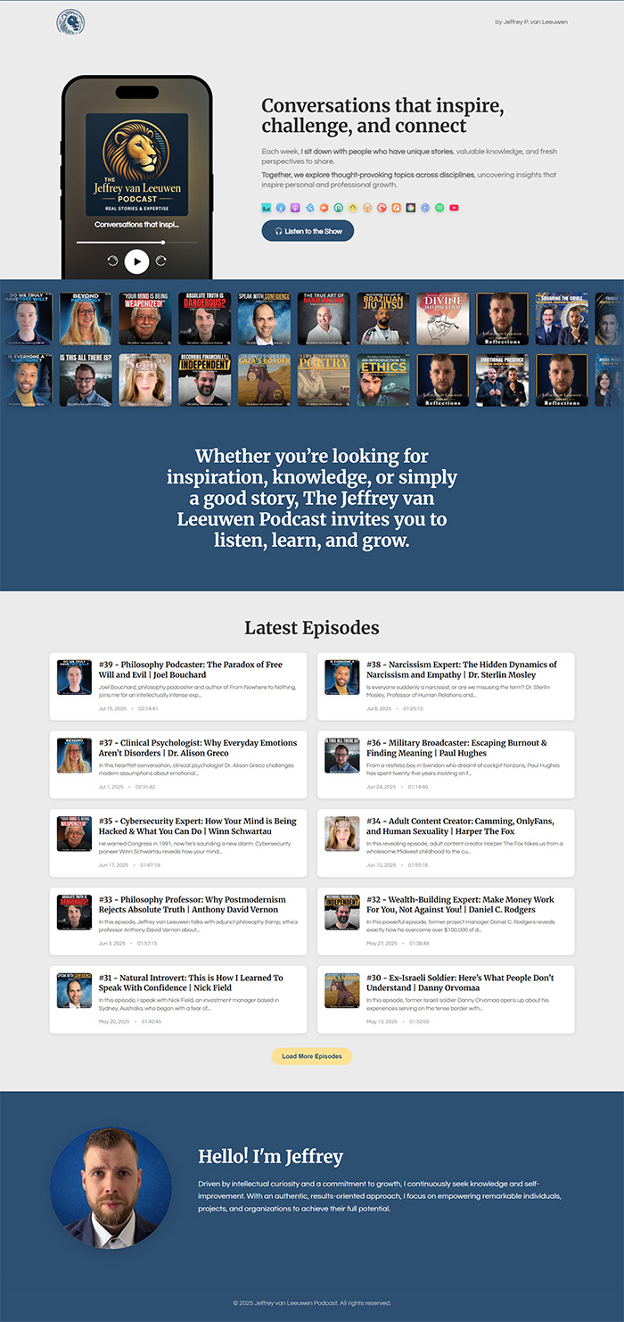 PodSite preview