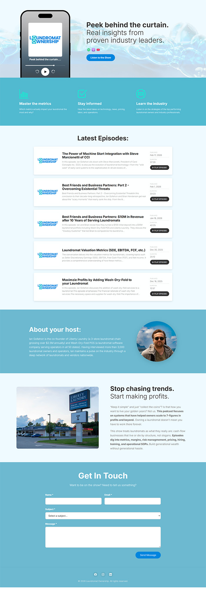 PodSite preview