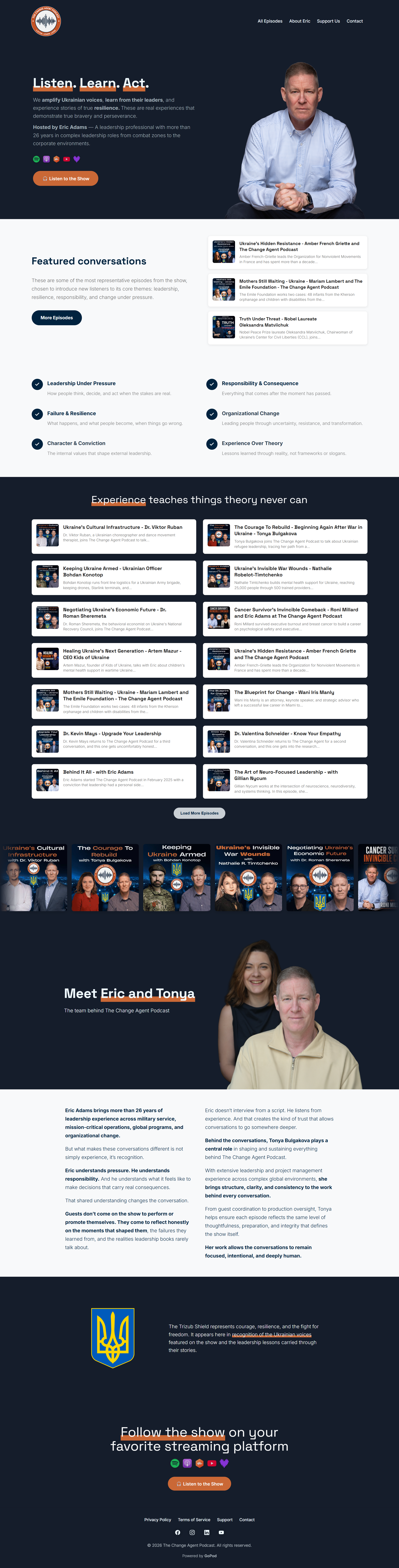 PodSite preview