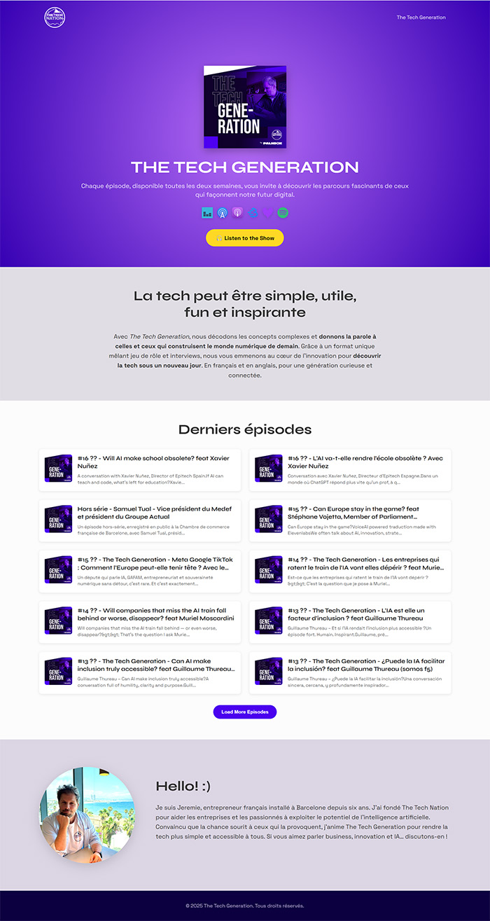 PodSite preview
